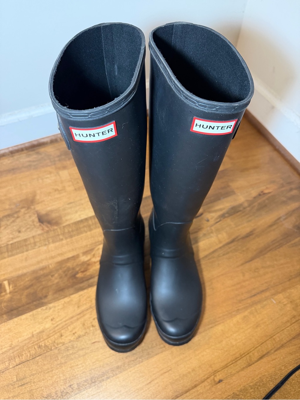 Hunter Women’s Original Matte Tall Rain Boots — Black